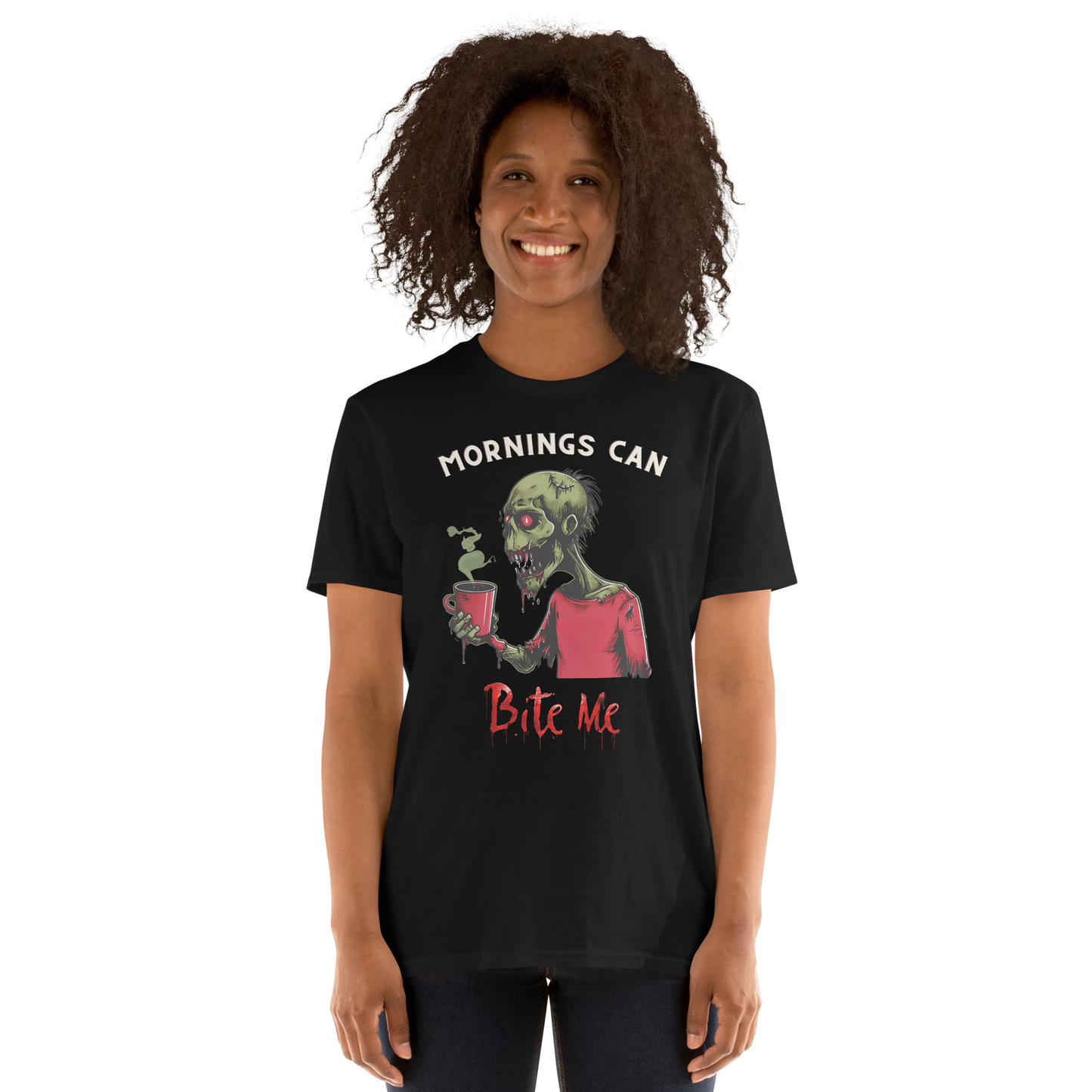 Unisex "Mornings Can Bite Me" Tee