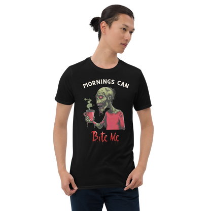 Unisex "Mornings Can Bite Me" Tee