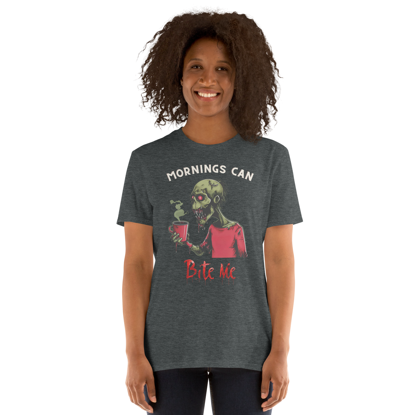 Unisex "Mornings Can Bite Me" Tee